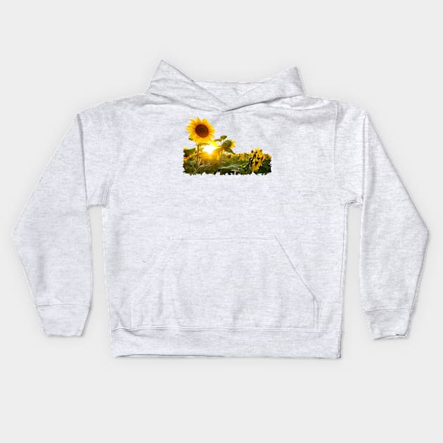 Sun & Flower Kids Hoodie by Mel's Stuff